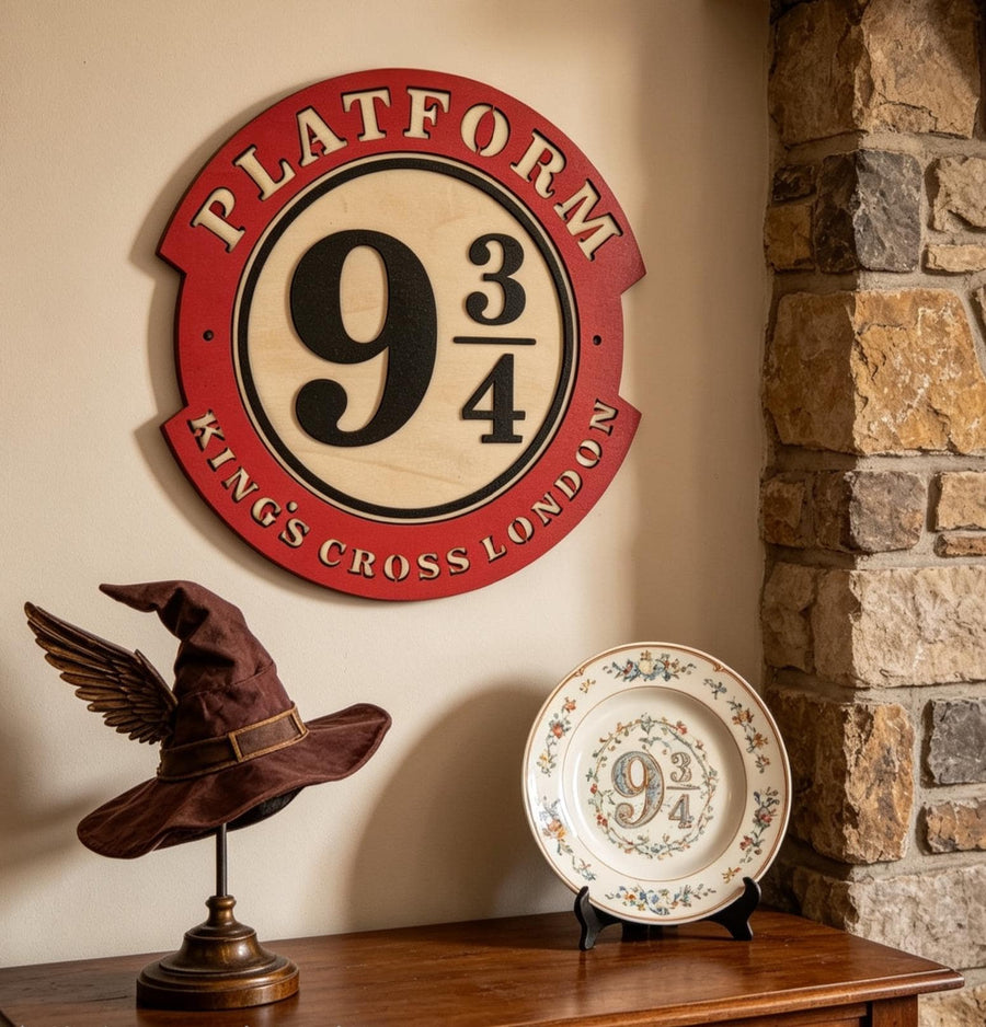 Platform 9 3/4 Wall Sign