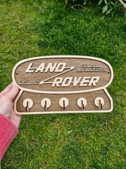 Land Rover Plywood Key Holder